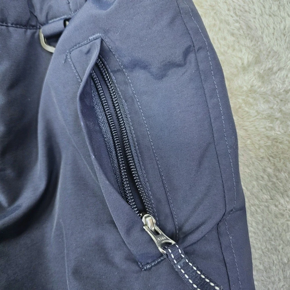 Lands' End Youth Nylon Snow‎ Pants Size 8 Insulated Reinforced Knee Seat Winter